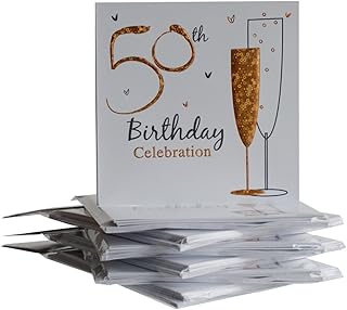 50th Birthday Party Invitations {Holographic} 36 Cards With