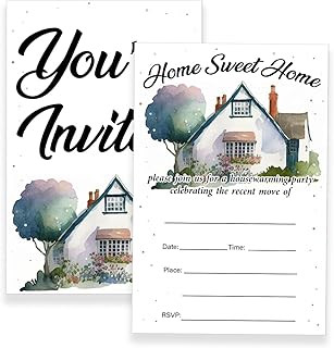 LyoGao 20 Pack Housewarming Party Invitations