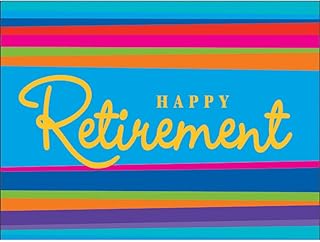 Retirement Stripes Invitations