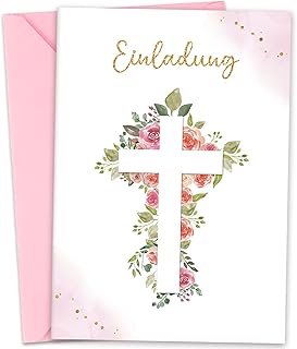 BOYATONG 12 x Confirmation Invitation Cards