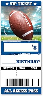 VAHATAN Football Birthday Party Invitations 20 Pack