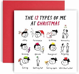 Huxters Funny Christmas Card - A5 - Christmas Party Invitations