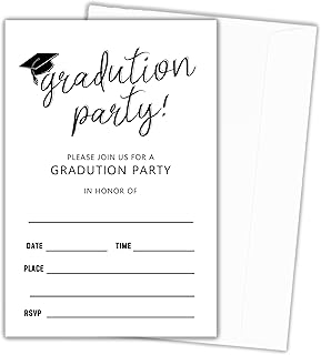 heiyihe 20 Graduation Invitations