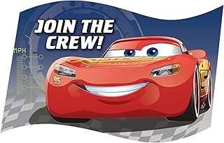 Disney Cars 3 Postcard Invitations Pack (8)