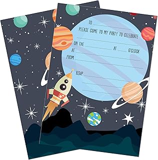 M&G Childrens Party Invitations (x12 Invites Only,