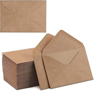 Hikrxya 100 Pack 5x7 Brown Envelop
