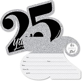 25th Wedding Anniversary Fill-in Invitations