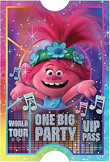 Trolls Tour Postcard Invitations