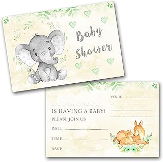 Baby Shower Invitations Pack (Neutral, 15)