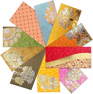 Parth Impex Shagun Gift Envelope (Pack of 10