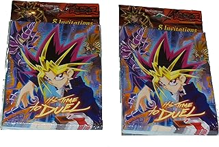Yugioh Party Invitations 16 Count