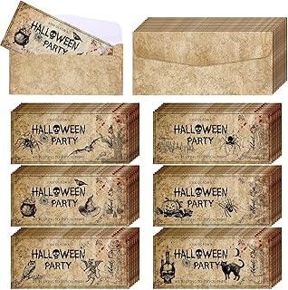 Cholemy 120 Pcs Halloween Party Invitations