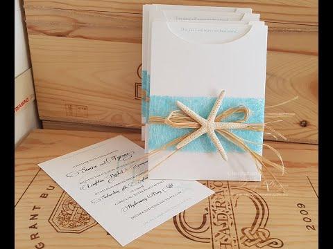 Enhance Your Beach Wedding with Custom-Printed Invitations